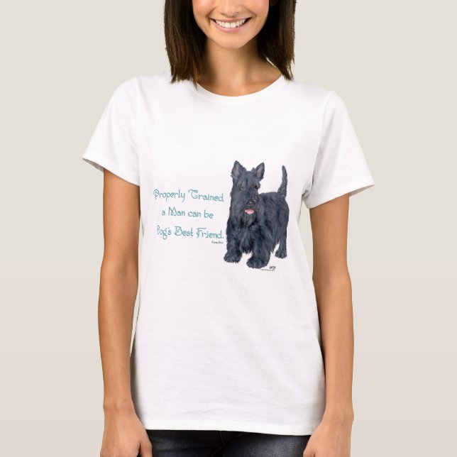 T-shirts Treinamento de Sabedoria e Perspicácia do Terrier  (Frente)