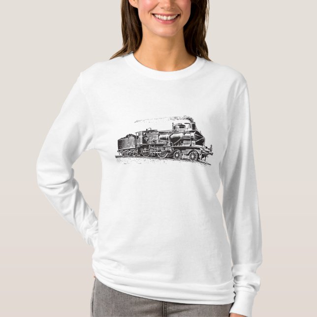 T-shirts Trem 03 - Preto (Frente)