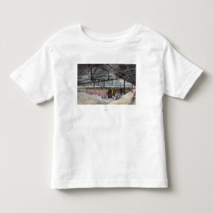 T-shirts Trem derramado na estação da união