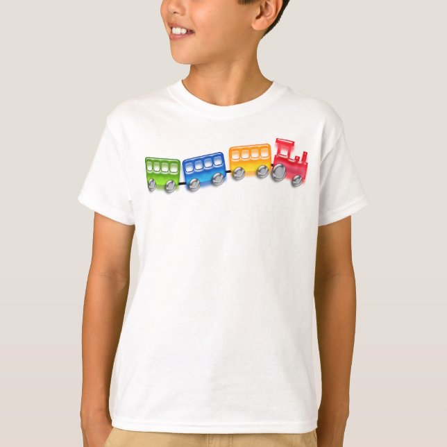 T-shirts Trem do brinquedo (Frente)