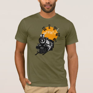 T-shirts Trem do vapor