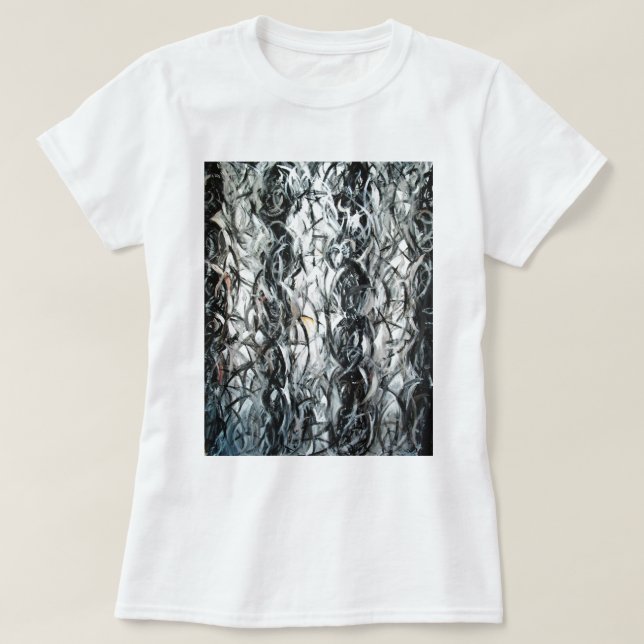 T-shirts Três Caryatides (expressionism abstrato) (Frente do Design)