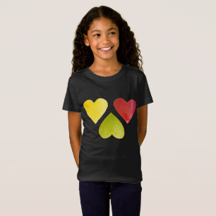 T-shirts Três corações
