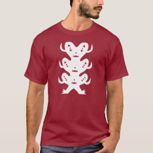 T-shirts Três dirigiram o monstro da lua