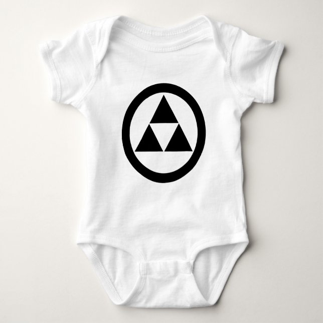 T-shirts Três escalas em círculo (Frente)