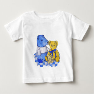 T-shirts três lindos ursos bonitinhos