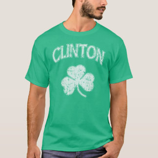 T-shirts Trevo do irlandês de Clinton