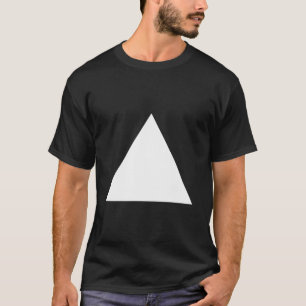 T-shirts triângulo branco
