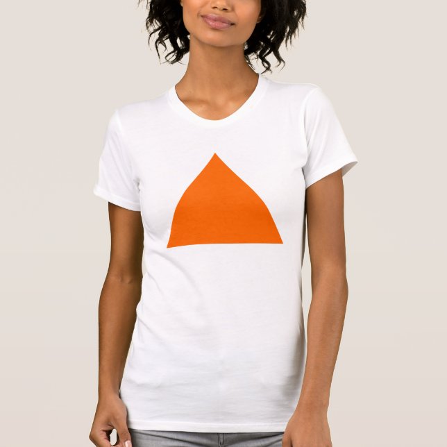 T-shirts Triângulo - Laranja (Frente)
