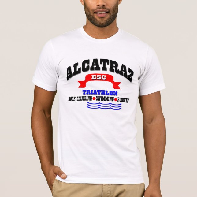 T-shirts Triathlon de Alcatraz (Frente)