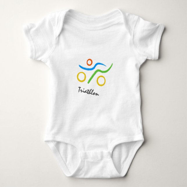 T-shirts Triathlon legal e design único (Frente)