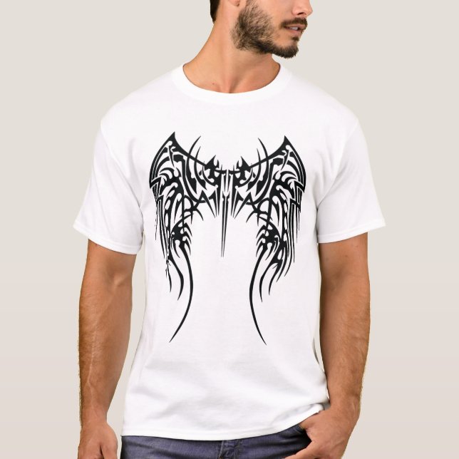 T-shirts Tribal-preto (Frente)