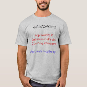 T-shirts Tributo de Archimedes