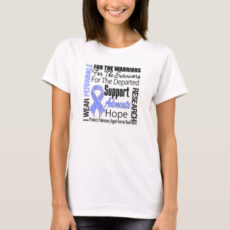 T-shirts Tributo pulmonar da consciência da hipertensão