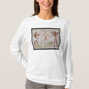 T-shirts Tributos do carregando de Kushites do ouro