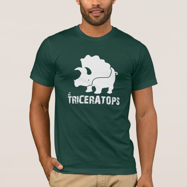 T-shirts Triceratops (Frente)