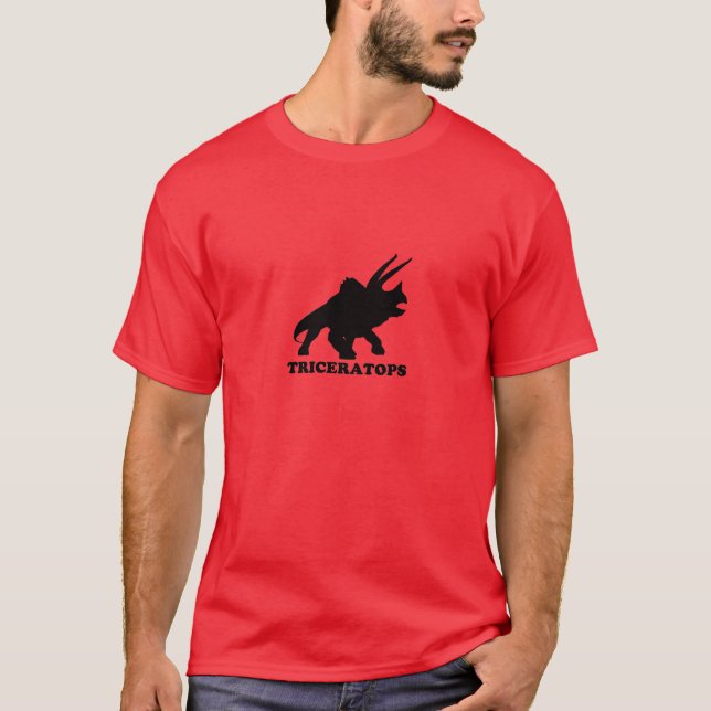 T-shirts Triceratops (Frente)