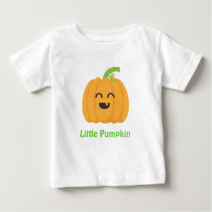 T-shirts Trick or Treat Abóbora de Halloween para Bebês