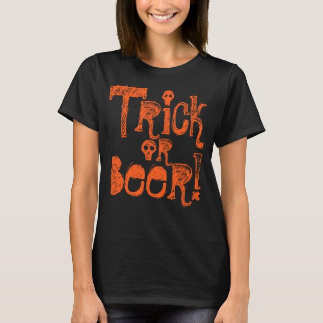 T-shirts Trick ou Beer Halloween (Frente)