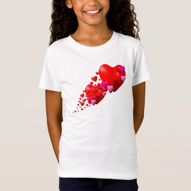 T-shirts Trilha de Corações - (Frente)
