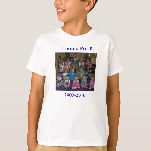 T-shirts Trimble Pre-K, 2009-2010 (Frente)