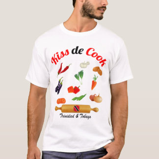 T-shirts Trinidad and Tobago beijam a comida do cozinheiro