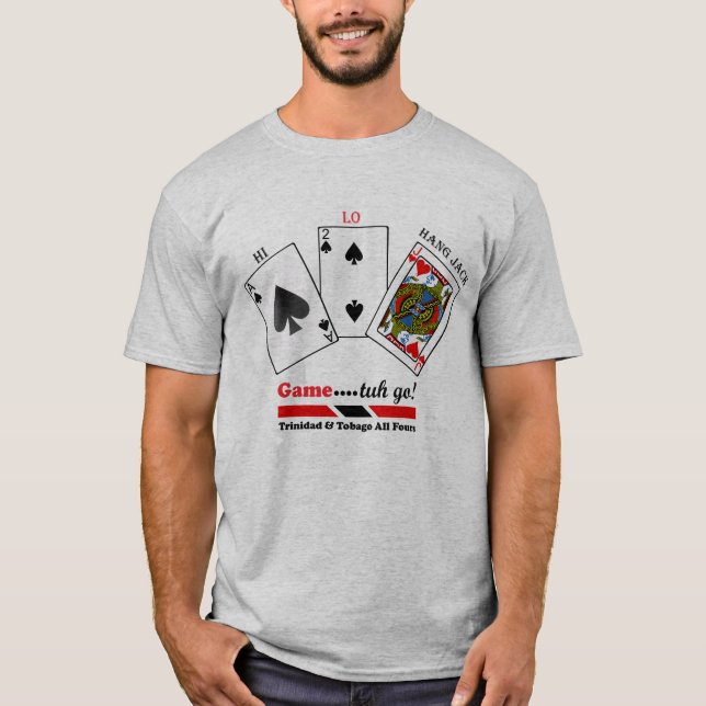 T-shirts Trinidad and Tobago todo o Fours (Frente)