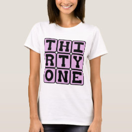 T-shirts Trinta e um, Número 31