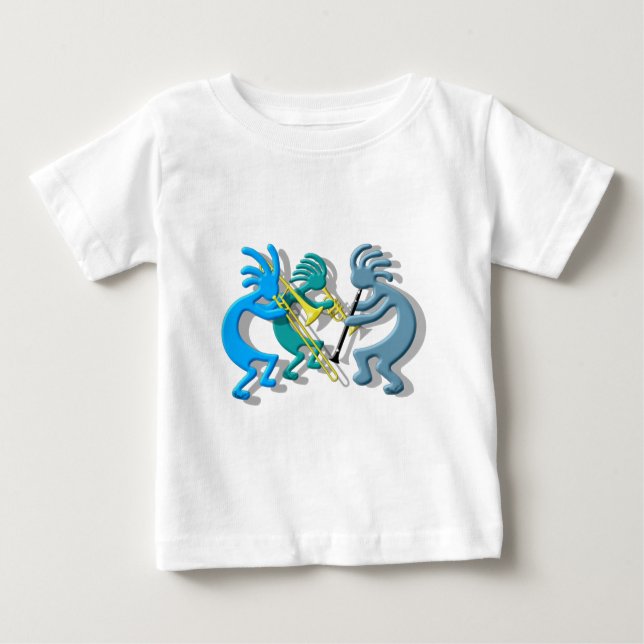 T-shirts Trio de Kokopelli (Frente)