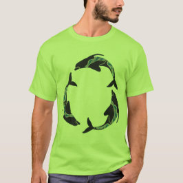 T-shirts Trio de Sonhos de Golfinhos