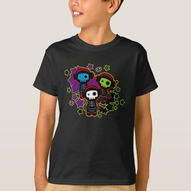 T-shirts trio do skeletor (Frente)