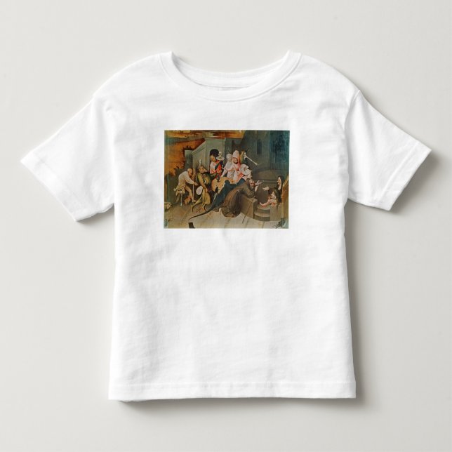 T-shirts Triptych da tentação de St Anthony (Frente)
