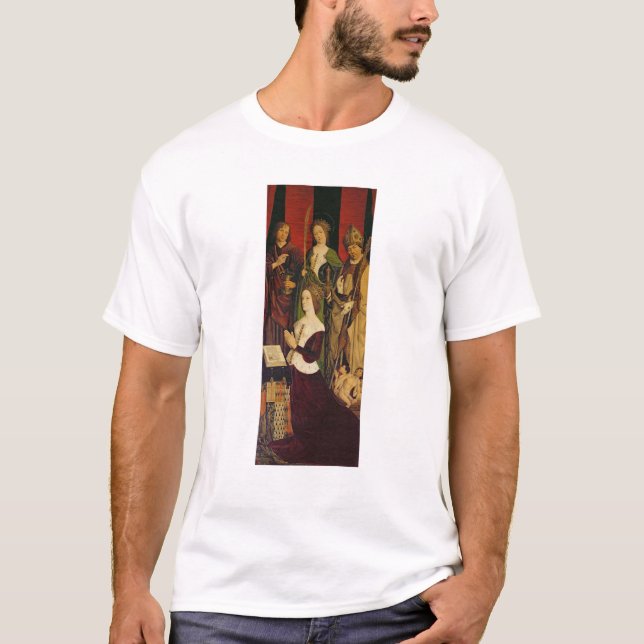 T-shirts Triptych de Moses e de Bush ardente (Frente)