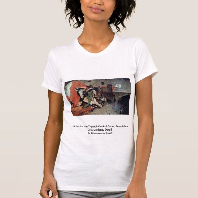 T-shirts Triptych do altar de Antonius (Frente)