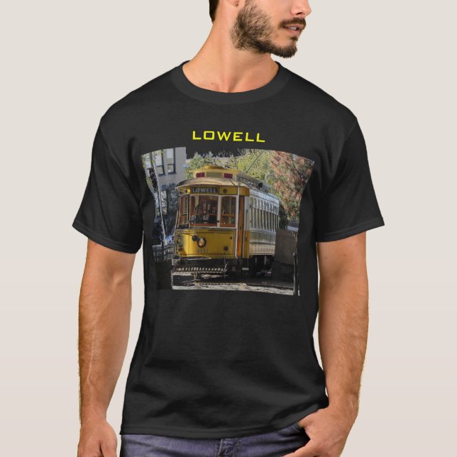 T-shirts Trolebus de Lowell (Frente)