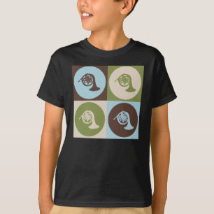 T-shirts Trompa francesa do pop art