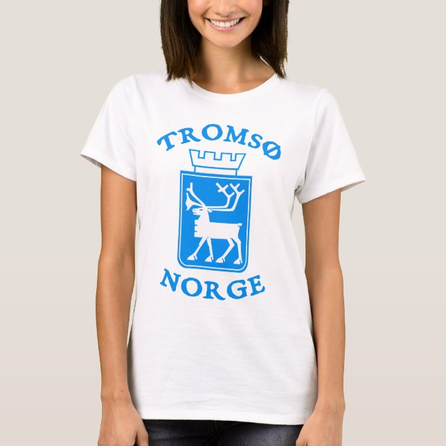 T-shirts Tromsø, Noruega (Norge) (Frente)
