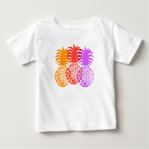 T-shirts Tropical Hawaiana de Momona Pineapple
