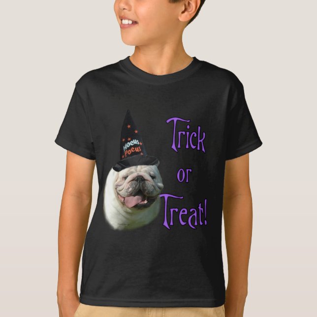 T-shirts Truque Buldogue (Frente)