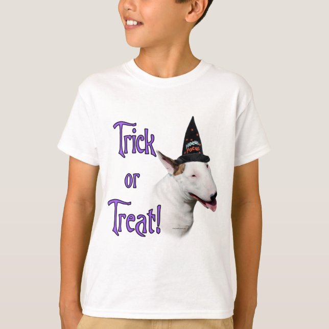 T-shirts Truque Bull Terrier (Frente)