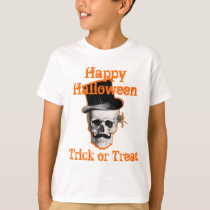 T-shirts Truque de Halloween ou travessura a vapor