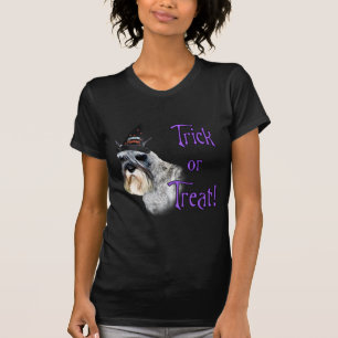 T-shirts Truque de Miniatura Schnauzer