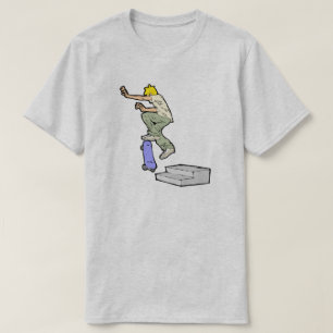 T-shirts Truques Fáceis de Skate Diversão de Skate
