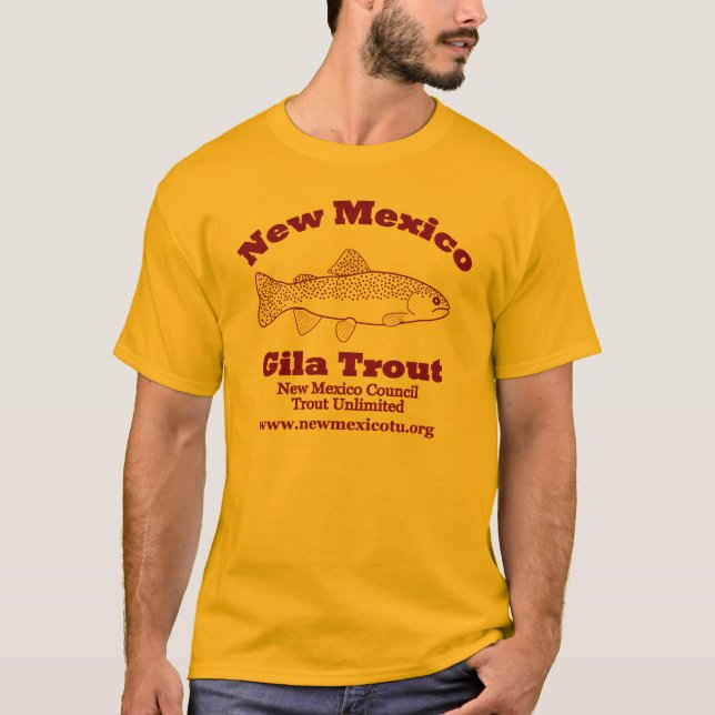 T-shirts Truta de New mexico Gila (Frente)
