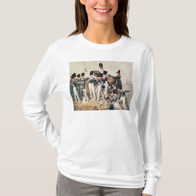 T-shirts Tsarevich Alexander com seus cadete em (Frente)