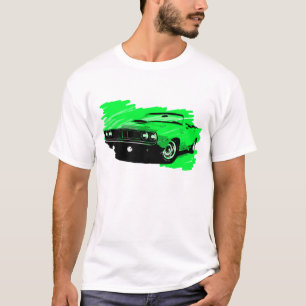 T-shirts Tshirt 1971 convertível do carro de Plymouth Cuda