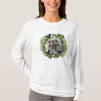 T-shirts Tshirt #1 do Keeshond do Natal