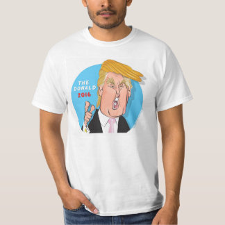 T-shirts Tshirt 2016 do presidente desenhos animados de