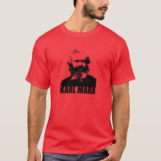 T-shirts TShirt comunista socialista da revolução de Karl
