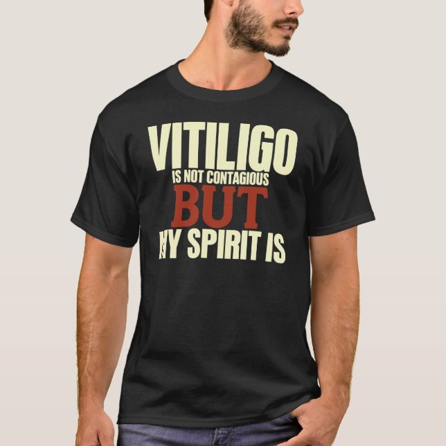 T-shirts Tshirt da consciência de Vitiligo (Frente)